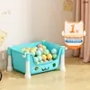 Carrinho de Armazenamento de Sala de Estar Doméstico Prateleira de Armazenamento de Chão Multicamadas Brinquedos para Crianças Bebês Lanches Prateleira de Armazenamento Simples