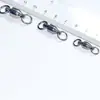 Conector de conversión de rodamiento para objetos grandes de ocho anillas para pesca en el mar Luya Accesorios de pesca de 8 anillas Acero inoxidable