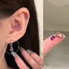 Colección de Pendientes de Hueso del Oído Morado de Ensueño Pendientes de Zirconia Pendientes Planos Espirales de Titanio Médico para el Hélice Pendientes de Hueso del Oído Morados