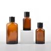 Frasco de Óleo Essencial de 10ml Frasco de Vidro Marrom Frasco de Sérum de 20/30ml Frasco Pequeno Marrom Plano Rosa Embalagem
