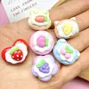 Dibujos Animados Frutas Multicolor Hecho a Mano Bricolaje Gel de Crema Pasador Cuerda para el Cabello Taza de Agua Flor para Zapatos Colgante Llavero Material Decorativo
