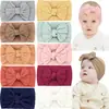 Amazon Comércio Exterior Mais Vendido Faixa de Cabelo de Bebê Faixa de Cabeça de Bebê Jacquard Elástica Borda Larga Laço Faixa de Cabelo Infantil 2827