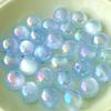 Cuentas redondas de ojo de gato de resina coloridas, cadena para teléfono móvil, accesorios de joyería hechos a mano para niños, material de cuentas sueltas al por mayor