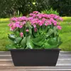 Maceta Horen superventas transfronteriza, diseñada específicamente para jardinería en balcón, maceta rectangular, caja para cultivo de fresas y verduras, maceta de plástico