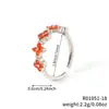 Anillo Abierto de Lujo Minimalista Ins de Nicho con Forma de Gota de Agua Cruzada Anillo de Hoja Francesa Dulce y Fresco para Mujer