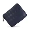 Portatarjetas Multifuncional de Gran Capacidad para Hombre, Cartera de Identificación de Gama Alta, Cartera con Cremallera Antirrobo, Portatarjetas Integrado para Licencia de Conducir