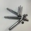 Procesamiento de eje óptico fijo, varilla cromada personalizada, vástago de pistón, eje duro, eje blando, barra redonda de acero inoxidable con roscas internas y externas, mecanizado de escalones