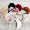 Nova Bolsa Cruzada Casual Japonesa e Coreana Outono e Inverno 2024 Cor Doce Moda Bolsa Bolinho Pelo Sintético de Vison Bolsa de Axila
