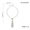 Collar de Borla Triangular Incrustado de Diamantes para Mujer, Tendencia de Moda Retro, Cadena Versátil para Clavícula, Lujo Ligero y Collar de Gama Alta al por Mayor