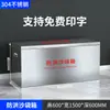 Acero inoxidable 304 caja de arena para fuego engrosada caja de bolsa de arena para control de inundaciones gasolinera barco caja de arena amarilla de acero inoxidable caja de extinción de incendios