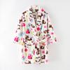 Pijamas de flanela para crianças, outono e inverno, roupas para casa, meninos e meninas, camisola infantil média e grande, roupão de banho, roupas de família, roupas para casa