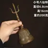 Atacado do fabricante sino de oito espirais de latão, sino vajra, sino de mão de cobre para uso em casa, templo e salão budista, com som alto
