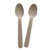 Vajilla de Madera Cuchillo de Madera Tenedor de Madera Cuchara de Madera Cuchara para Pastel y Postre Paquete de 100 Cuchillos Tenedores Cucharas de Madera Desechables