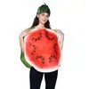 Nuevo Disfraz de Sandía de Halloween Serie Frutas Atuendo de Rol para Fiestas Universitarias y Actuaciones de Adultos