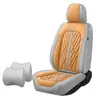 Cojín para Asiento de Coche Completamente Rodeado de Cuero Nuevo Cojín para Asiento de Coche Funda para Asiento Universal Cuatro Estaciones Piel Nappa Cojín Especial Cubierta para Coche