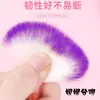 Fornecimento de 5 Pincéis em Estoque Pincel para Cabelo Duas Cores Pincel para Sombra Roxa Pincel para Blush Pincel para Lábios Pincel para Delineador Pincel para Sobrancelhas Pacote com 5