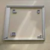 Gabinetes de Cocina Puerta de Cristal Acero Accesorios para Puertas Escuadra de Plástico en Ángulo Recto Conector de Perfil de Aleación de Aluminio Diamante Invisible Metabo