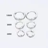 Pendientes Transfronterizos con Circonita de Doble Capa, Nuevo Estilo 2025 Pendientes de Aro Pequeños Lisos, Pinzas para Orejas Personalizadas No Extraíbles, Tachuelas y Accesorios de Estilo Japonés y Coreano