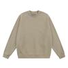 Esenciales Hhh Fog Estampado de Velour de Doble Línea Silicona en Relieve Sudadera Unisex de Peso Pesado Cuello Redondo Otoño e Invierno Moderna