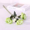 Simulación de 4 cabezas de flor de Eustoma, flor de seda, decoración para bodas, hogar, fotografía floral, accesorios de exhibición, flores falsas al por mayor
