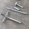 Macaco de reparo para triciclo elétrico para levantar as rodas dianteiras e traseiras, suporte de apoio universal móvel para reparo e troca de pneus