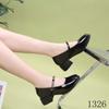 Zapatos Nuevos de Mujer con Cuña, Zapatos de Plataforma de Boca Baja, Plataformas Impermeables de Suela Gruesa, Zapatos de Madre con Hebilla de Suela Suave de Talla Grande