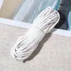 Cuerda de torsión con núcleo de 4 mm color sólido cordón trenzado cordón redondo tejido a mano DIY cordón de algodón cordón para pulsera accesorios para llaveros