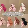 Pinza de Plátano de Gamuza Multicapa con Lazo Estilo Coreano Pinza Vertical para Cola de Caballo Pinza Retorcida para Mujer Otoño e Invierno