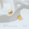 Banho de Cobre com Ouro Real 24K Incrustado com Zircônia Borboleta Flor Pássaro Contas Espaçadoras para Joias de Pérola Artesanais DIY Acessórios Dourados de Areia