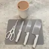 Juego de Cuchillos, Juego de Cuchillos de Cocina, Juego de Cinco Piezas, Cuchillo para Fruta Casero, Cuchillo para Rebanar, Juego Completo de Cuchillos de Acero Inoxidable