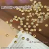 Pedras de Strass Redondas Pequenas K9 Sparkling White com 33 Facetas e Base Plana para Nail Art, Pacote Misto de Pedras de Strass Coloridas com Base Plana Decorações para Nail Art