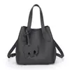Bolsa Cesto Balde Moda Nicho Tendência Estilo Coreano 2025 Nova Simples Versátil Bolsa de Ombro Bolsa Feminina de Alto Padrão