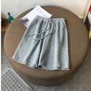 Verano 2023 nuevo casual estampado Red social Pantalones de longitud media para mujer estilo coreano holgados combinan con todo ropa exterior para casa y deporte shorts mujer