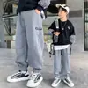 Pantalones de Otoño para Niños Ropa Infantil al por Mayor Nuevos Pantalones Deportivos Largos de Chándal para Niños Primavera y Otoño de Moda