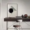 Pintura al óleo para sala de estar minimalista moderna, pintura decorativa para estudio, tríptico abstracto, pintura colgante para restaurante, Liszky-Plang