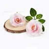 Cabezas de flores artificiales de tono rosa de 3-10 cm, materiales DIY para pasadores de pelo, accesorios para el cabello Hanfu, arreglos florales para bodas y decoración de escenas.