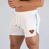 Shorts de fitness 2021 masculino para corrida, treino, secagem rápida, sunga, três pontos, cadarço, calça de praia, primeira geração de cabelo