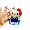 Nueva Linda Bolsa Colgante con Colgante de Muñeco de Peluche Hello Kitty Colgante de Muñeco de Peluche Corazón de Chica