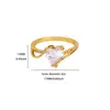 Anel Aberto Borboleta Elegante Micro-Incrustado Transfronteiriço com Zircônia, Pequeno e Delicado, Banhado a Ouro 18K, Design de Luxo Leve, Nova Joia Feminina
