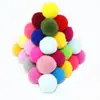 Ponto 1,5cm cor bola de pelo alta elástica feita à mão diy acessórios de bola de pelúcia fábrica de brinquedos acessórios de bola de pelo
