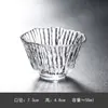 Vidrio resistente al calor soplado a mano textura de patrón de martillo sala de té casera juego de té japonés Kung Fu hecho a mano taza de degustación