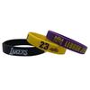 Pulseira de pulso de estrela da NBA Kobe Curry James joia para fã anel de mão esporte de basquete pulseira de silicone luminosa