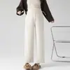 Fotos reales de pantalones de maternidad para otoño 2026, nuevo estilo para mujeres petite, sin soporte para el vientre, sin opresión alrededor del estómago, pantalones de pierna recta para primavera y otoño, adecuados para usar en exteriores