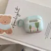 Funda Protectora para Auriculares Milk Blue Cloud House AirPods 4ª Generación Adecuada para Auriculares Apple AirPods 3ª Generación Pro2