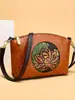 Bolso de Mujer de Comercio Exterior, Bolso de Hombro Retro Casual, Moderno y Versátil, Sensación de Alta Gama, Bolso Cruzado de Gran Capacidad, Bolso Pequeño de Cuero Suave para Mamá
