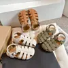 Zapatos de verano para niños estilo coreano Sandalias Birkenstock para niñas Sandalias romanas cerradas para niños Zapatos de playa para niños Zapatos de bebé