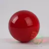 1 bola de cristal transparente roja de 80 mm 8,0 cm de profundidad bola decorativa de vidrio de color rojo intenso 8 cm adornos 650 gramos
