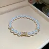Perlas en la Muñeca~Pulsera de Perlas con Abalorios de Circonia con un Diseño Único, Exquisita y Versátil, Pulsera Estilo Coreano Ins