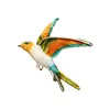 Broche Animal Retro Estilo Chino Esmaltado, Elegante y Lujoso Broche Golondrina, Pin de Pájaro, Accesorio Versátil para Ropa, En Stock