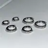 Brincos Super Brilhantes para Mulheres, Cheios de Diamantes, Adequados para Dormir Sem Remover, Argolas Pequenas Microcravejadas de Alta Qualidade, Argolas de Orelha, Presilhas de Orelha, Acessórios de Orelha com um Toque de Sofisticação